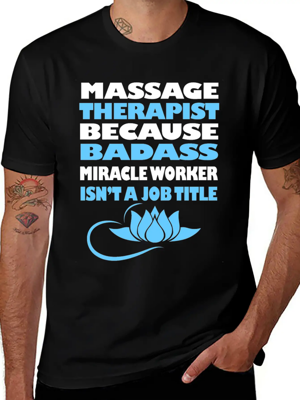 Massage Therapy Funny Licensed Massage Therapist G Stylish Everyday T-Shirt – Unisex Basic Cotton Tee