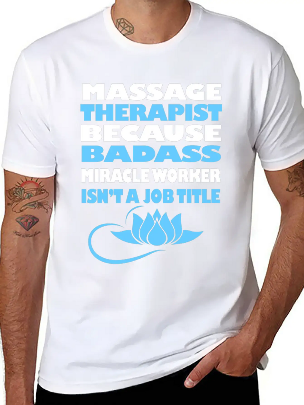 Massage Therapy Funny Licensed Massage Therapist G Stylish Everyday T-Shirt – Unisex Basic Cotton Tee