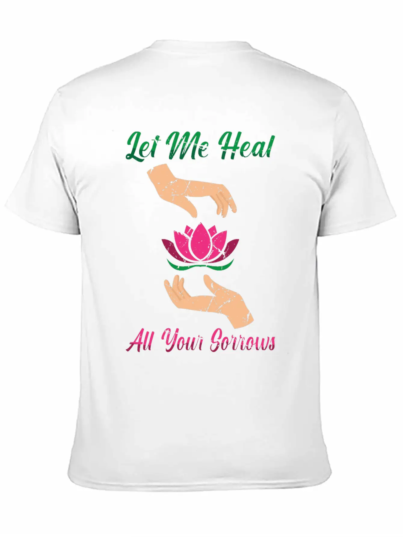 Massages - Let Me Heal All Your Sorrows - Unisex Short Sleeve Soft Cotton T-Shirt – Casual Everyday Wear