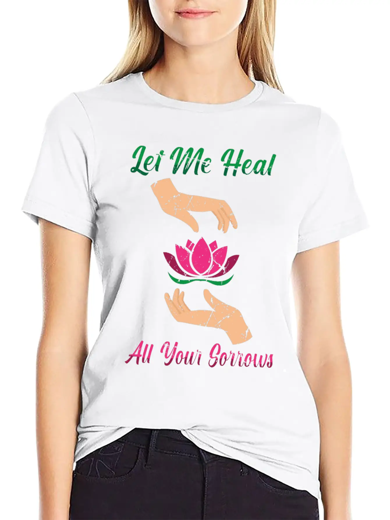 Massages - Let Me Heal All Your Sorrows - Unisex Short Sleeve Soft Cotton T-Shirt – Casual Everyday Wear