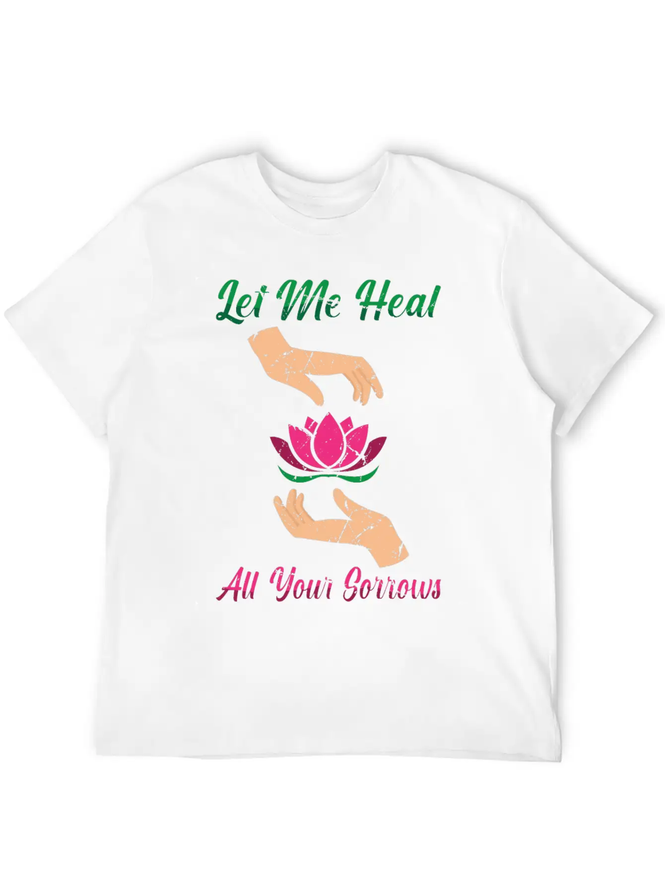 Massages - Let Me Heal All Your Sorrows - Unisex Short Sleeve Soft Cotton T-Shirt – Casual Everyday Wear