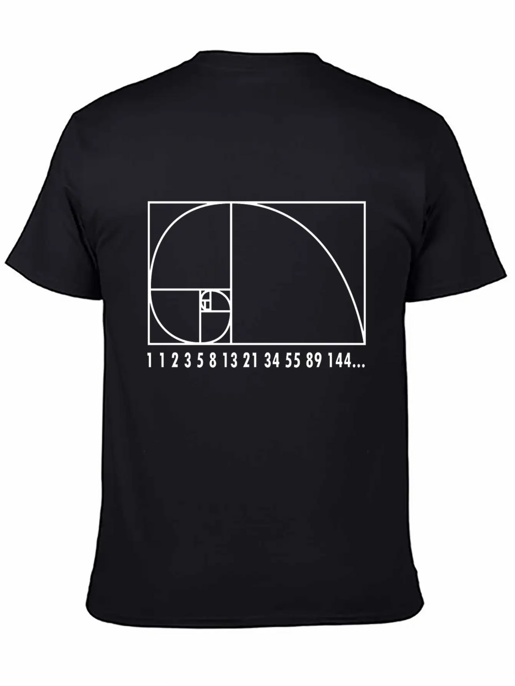 Math Fibonacci Geometry School Gift Unisex Short Sleeve Soft Cotton T-Shirt – Casual Everyday Wear