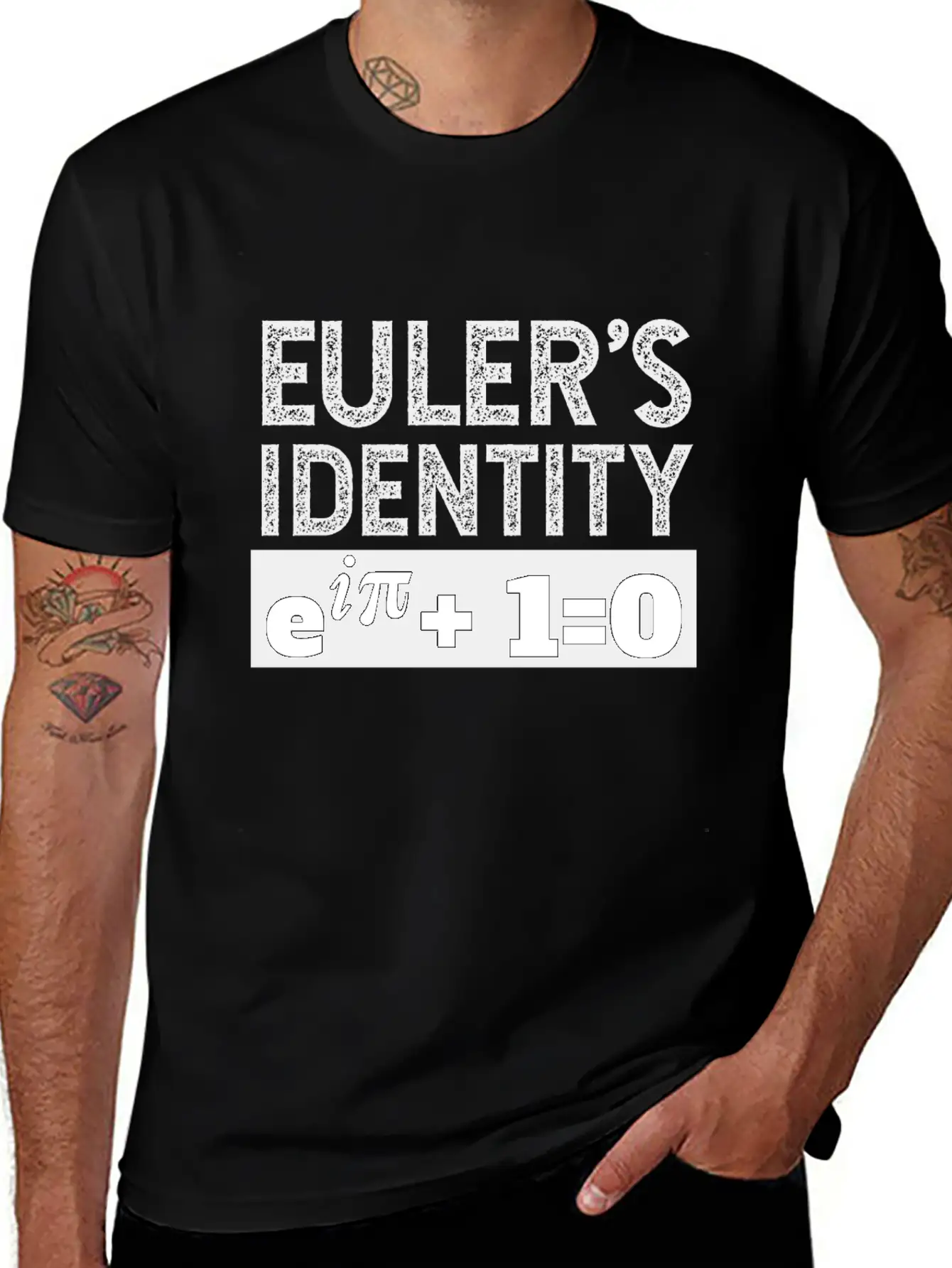 Math Symbols Euler’s Identity Fan Gift Idea Unisex Short Sleeve Soft Cotton T-Shirt – Casual Everyday Wear