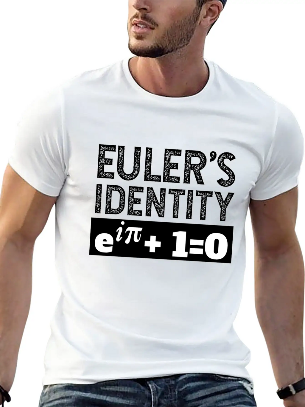 Math Symbols Euler’s Identity Fan Gift Idea Unisex Short Sleeve Soft Cotton T-Shirt – Casual Everyday Wear