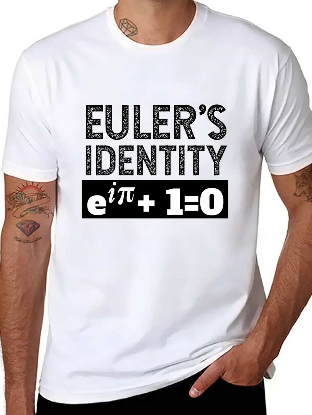 Math Symbols Euler’s Identity Fan Gift Idea Unisex Short Sleeve Soft Cotton T-Shirt – Casual Everyday Wear
