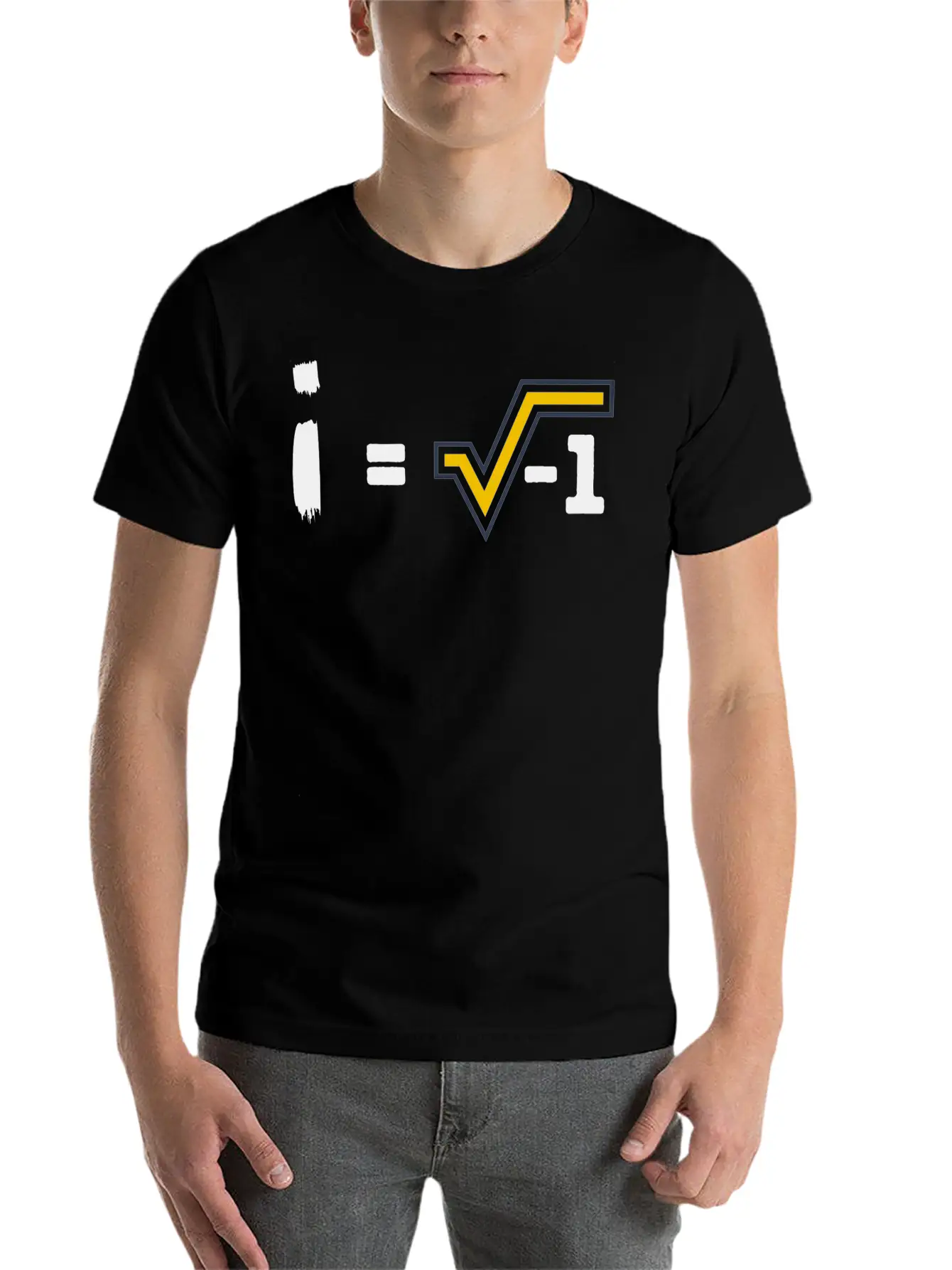 Math Symbols, Root , Gift For Math Teacher Unisex Short Sleeve Soft Cotton T-Shirt – Casual Everyday Wear
