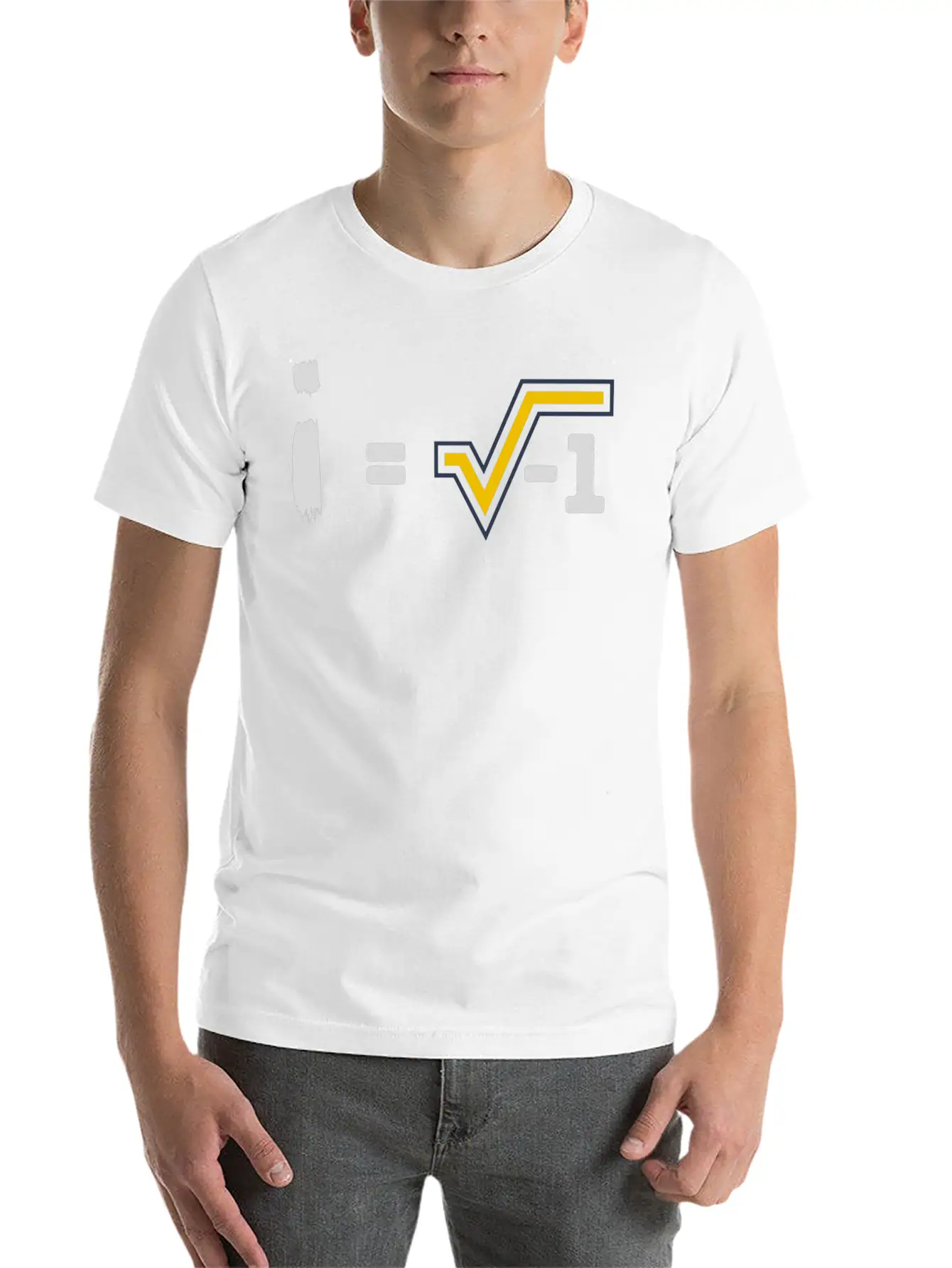 Math Symbols, Root , Gift For Math Teacher Unisex Short Sleeve Soft Cotton T-Shirt – Casual Everyday Wear