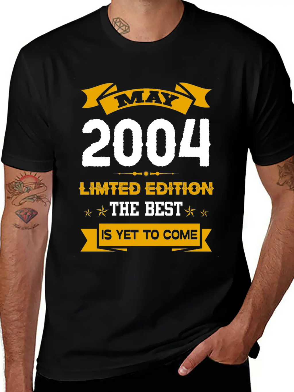 May 2004 Birthday Surprise Casual Graphic T-Shirt – Simple And Comfortable Daily Wear