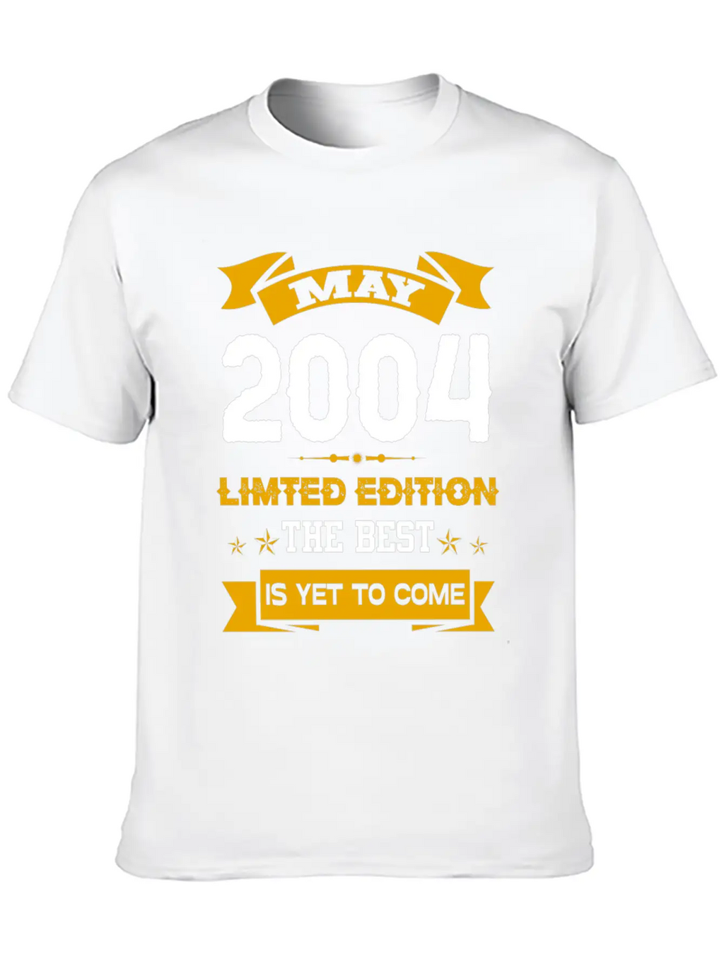 May 2004 Birthday Surprise Casual Graphic T-Shirt – Simple And Comfortable Daily Wear