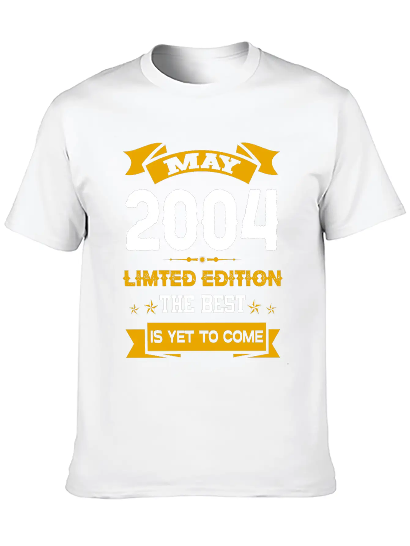May 2004 Birthday Surprise Casual Graphic T-Shirt – Simple And Comfortable Daily Wear