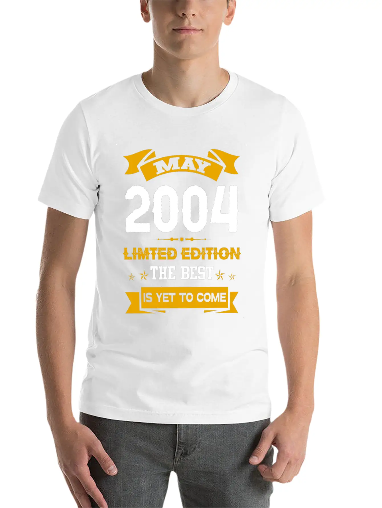 May 2004 Birthday Surprise Casual Graphic T-Shirt – Simple And Comfortable Daily Wear