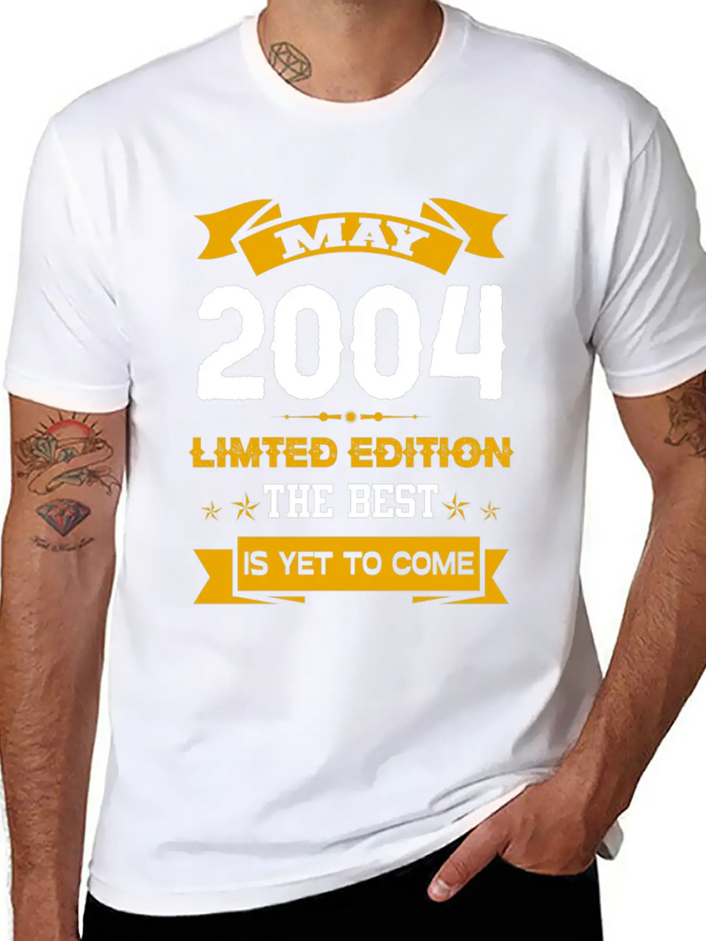 May 2004 Birthday Surprise Casual Graphic T-Shirt – Simple And Comfortable Daily Wear
