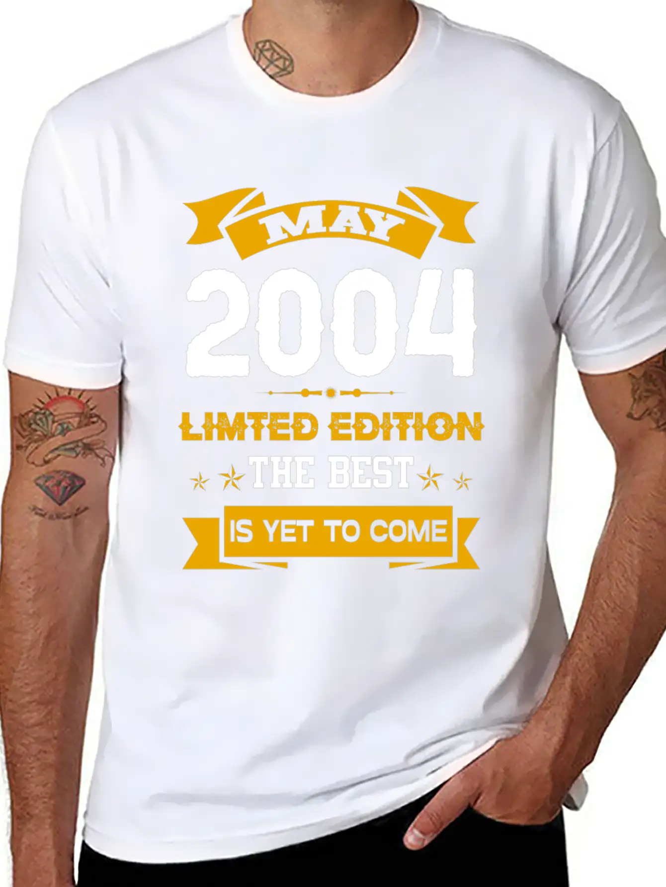 May 2004 Birthday Surprise Casual Graphic T-Shirt – Simple And Comfortable Daily Wear