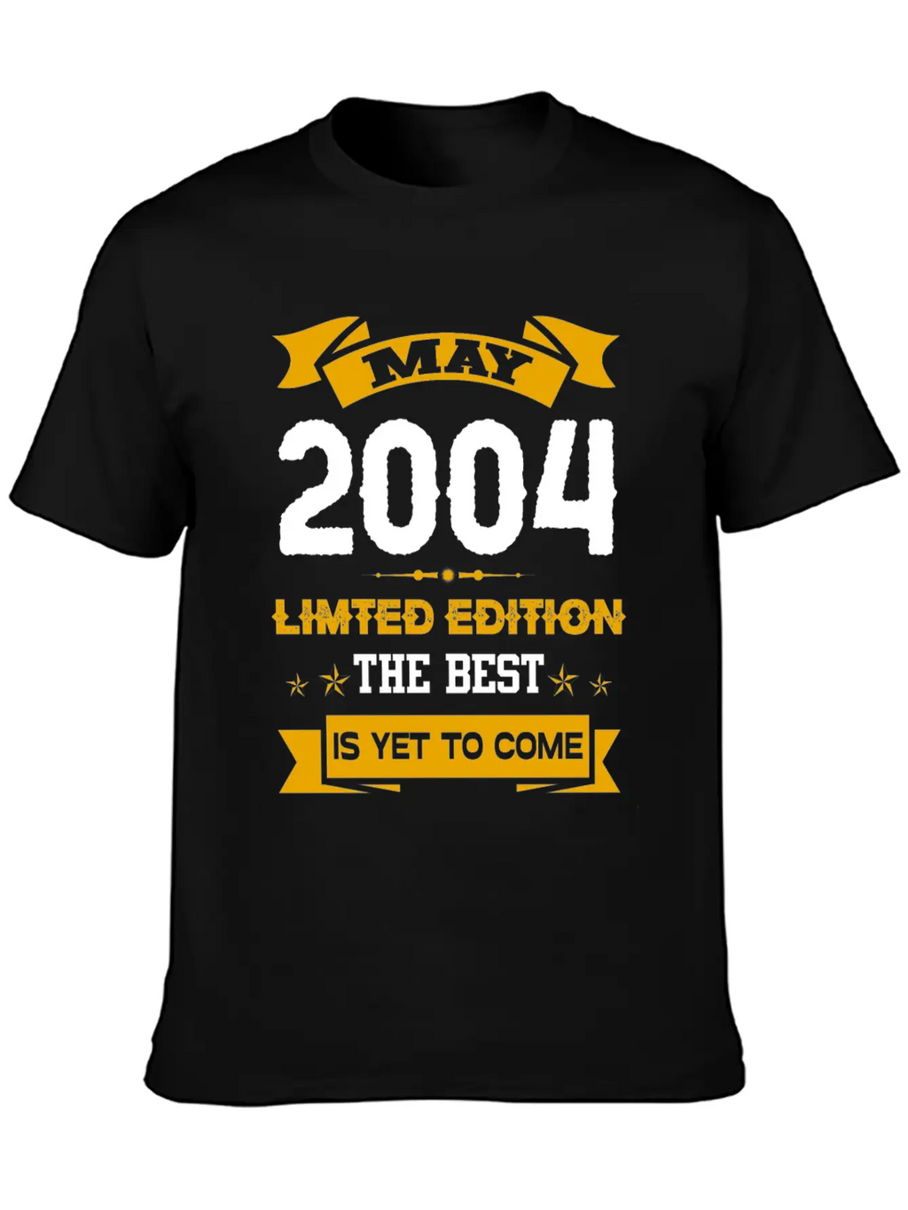 May 2004 Birthday Surprise Casual Graphic T-Shirt – Simple And Comfortable Daily Wear