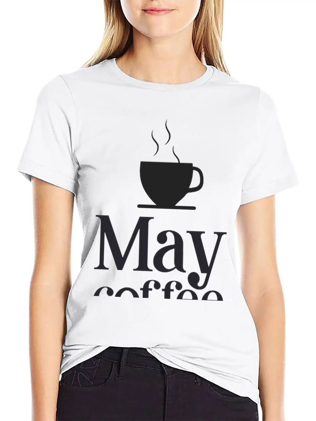 May Coffee Kick In Before Classic Fit Graphic Tee For Daily Comfort – Unisex Cotton Shirt