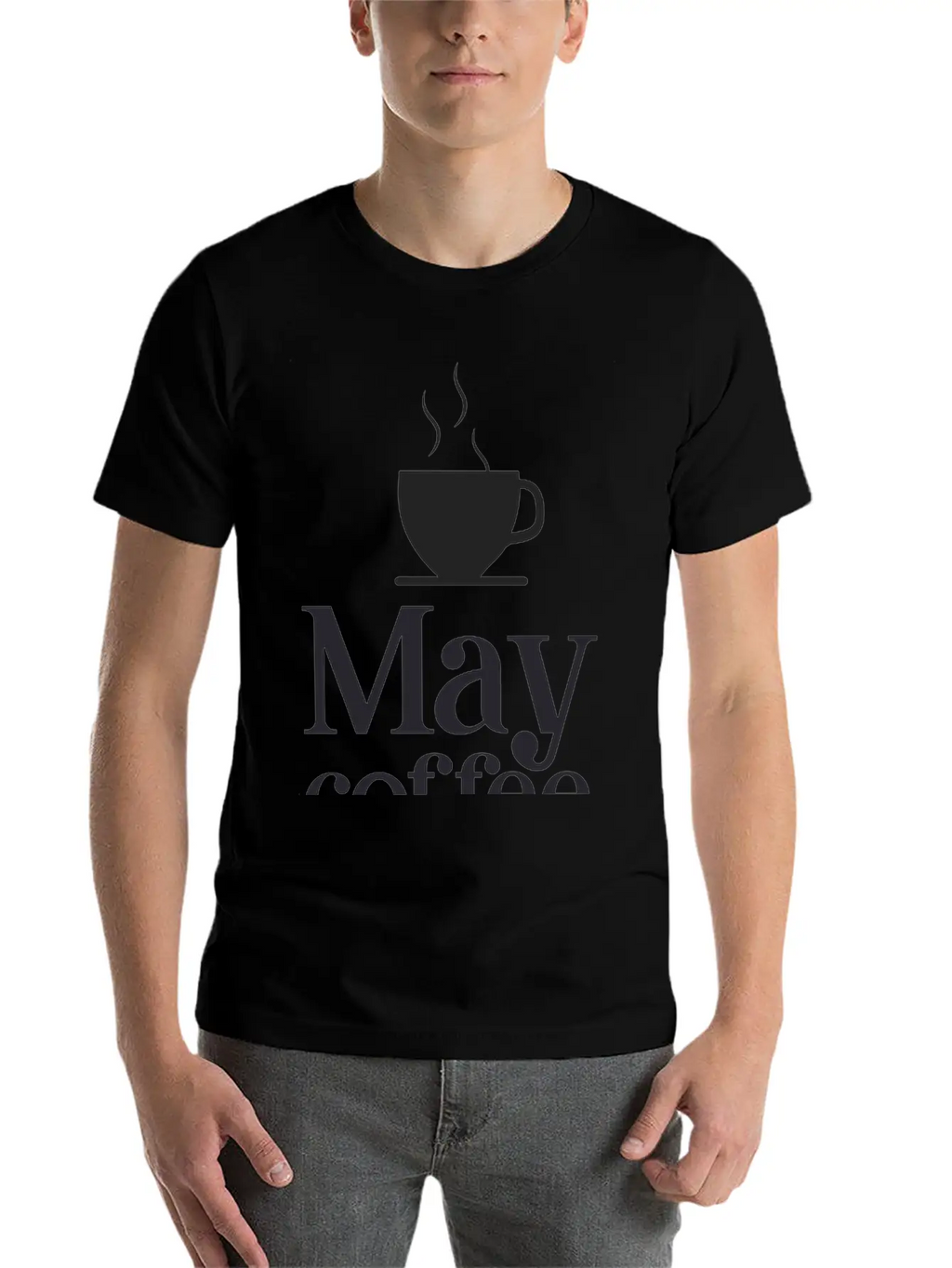 May Coffee Kick In Before Classic Fit Graphic Tee For Daily Comfort – Unisex Cotton Shirt