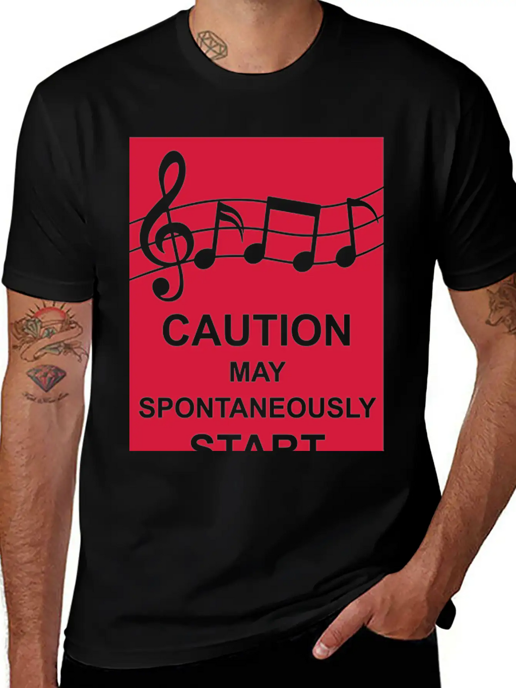May Spontaneously Start Singing Unisex Short Sleeve Soft Cotton T-Shirt – Casual Everyday Wear