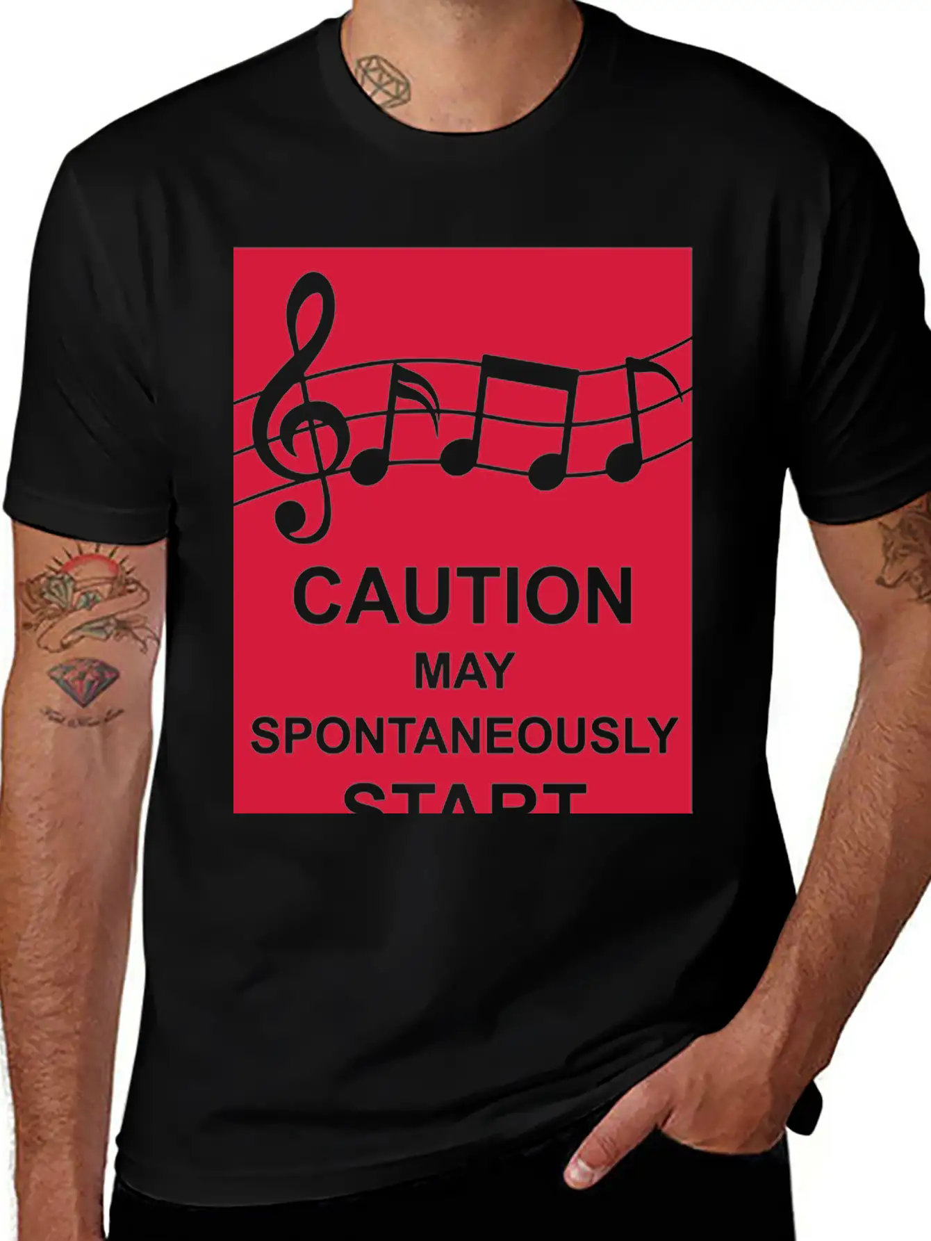 May Spontaneously Start Singing Unisex Short Sleeve Soft Cotton T-Shirt – Casual Everyday Wear