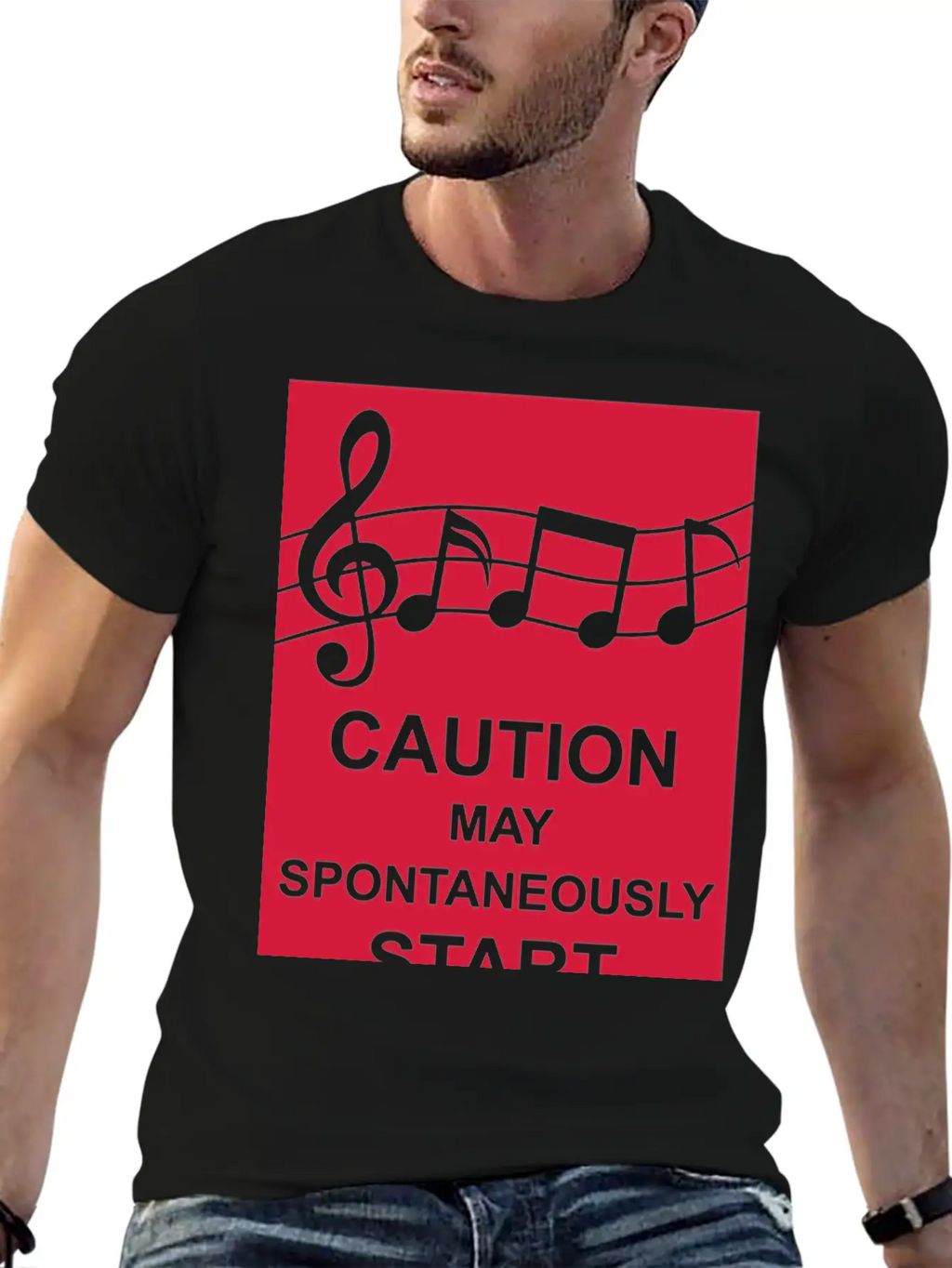 May Spontaneously Start Singing Unisex Short Sleeve Soft Cotton T-Shirt – Casual Everyday Wear