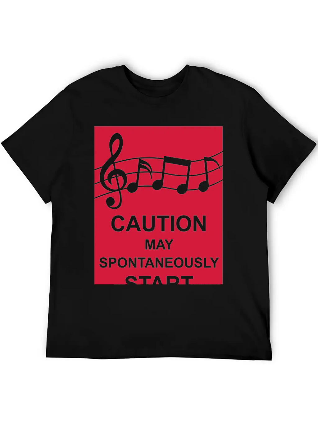 May Spontaneously Start Singing Unisex Short Sleeve Soft Cotton T-Shirt – Casual Everyday Wear