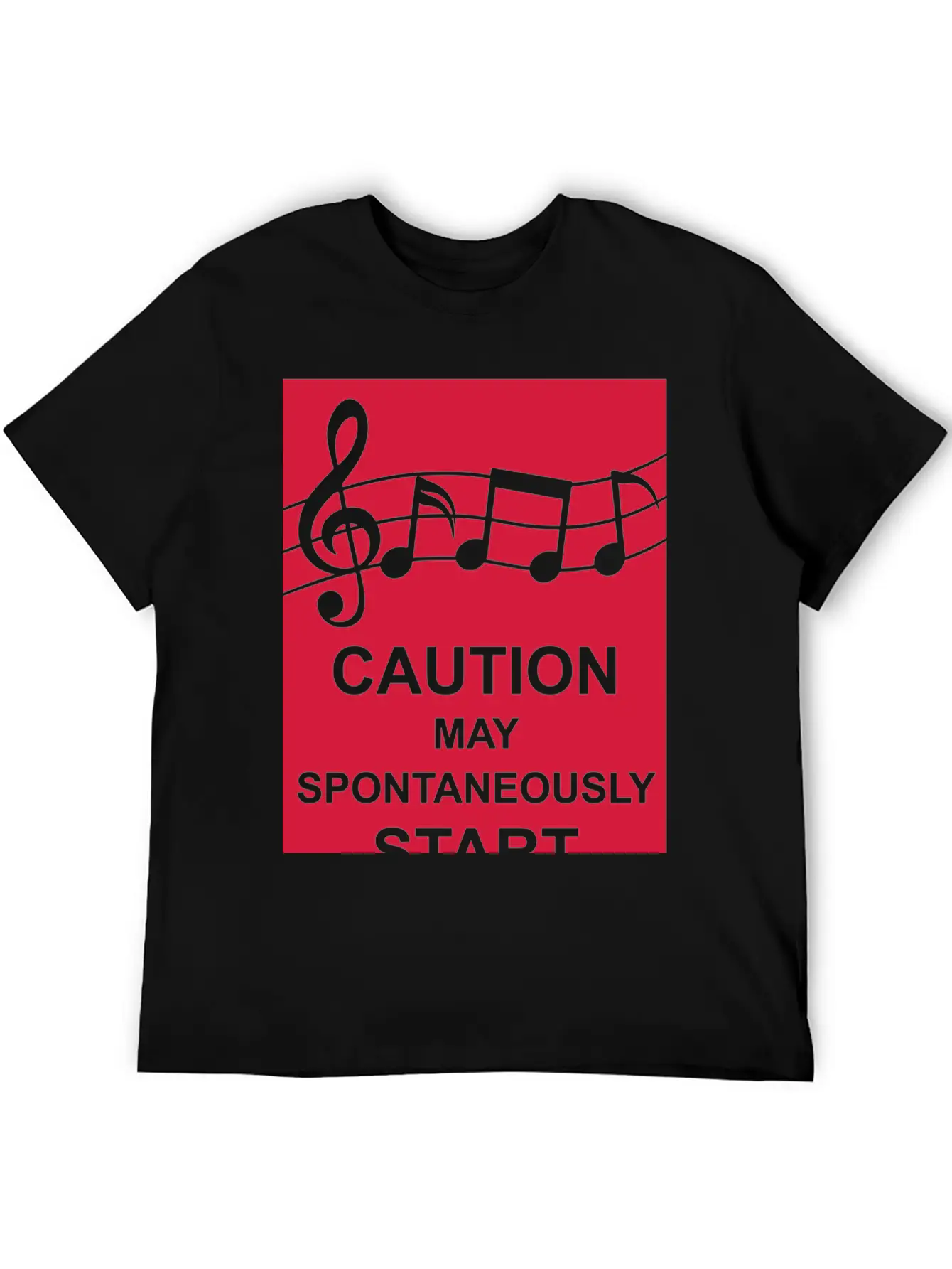 May Spontaneously Start Singing Unisex Short Sleeve Soft Cotton T-Shirt – Casual Everyday Wear