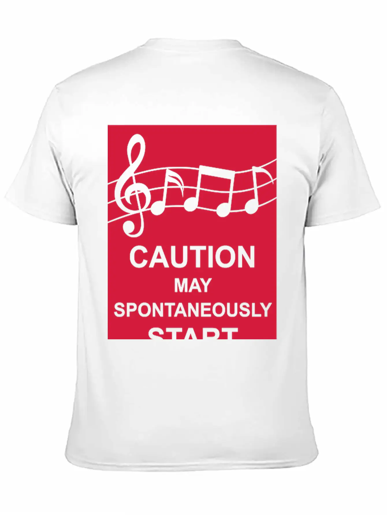 May Spontaneously Start Singing Unisex Short Sleeve Soft Cotton T-Shirt – Casual Everyday Wear