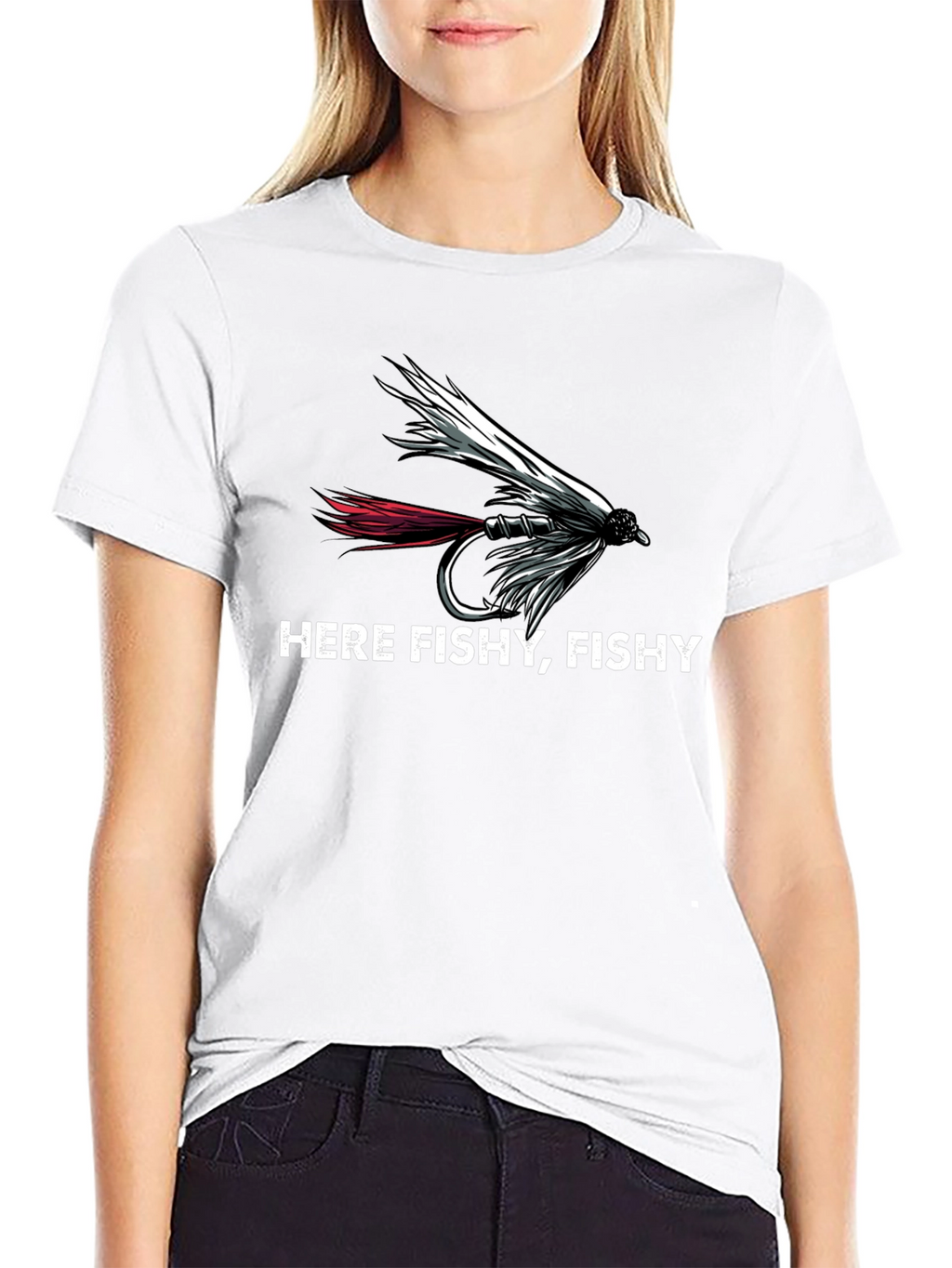 Here Fishy Fishy Fishing T-Shirt