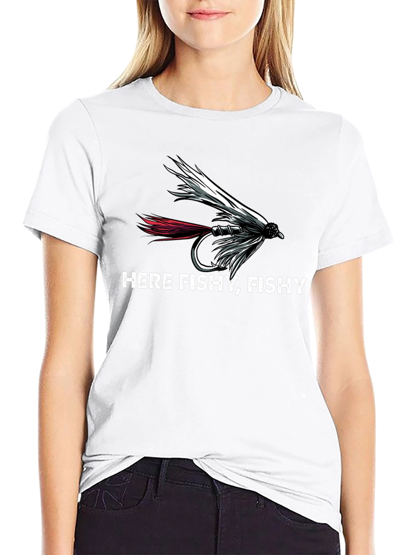 Here Fishy Fishy Fishing T-Shirt