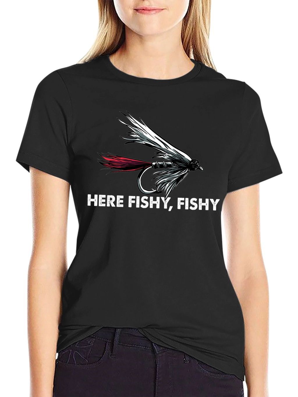 Here Fishy Fishy Fishing T-Shirt