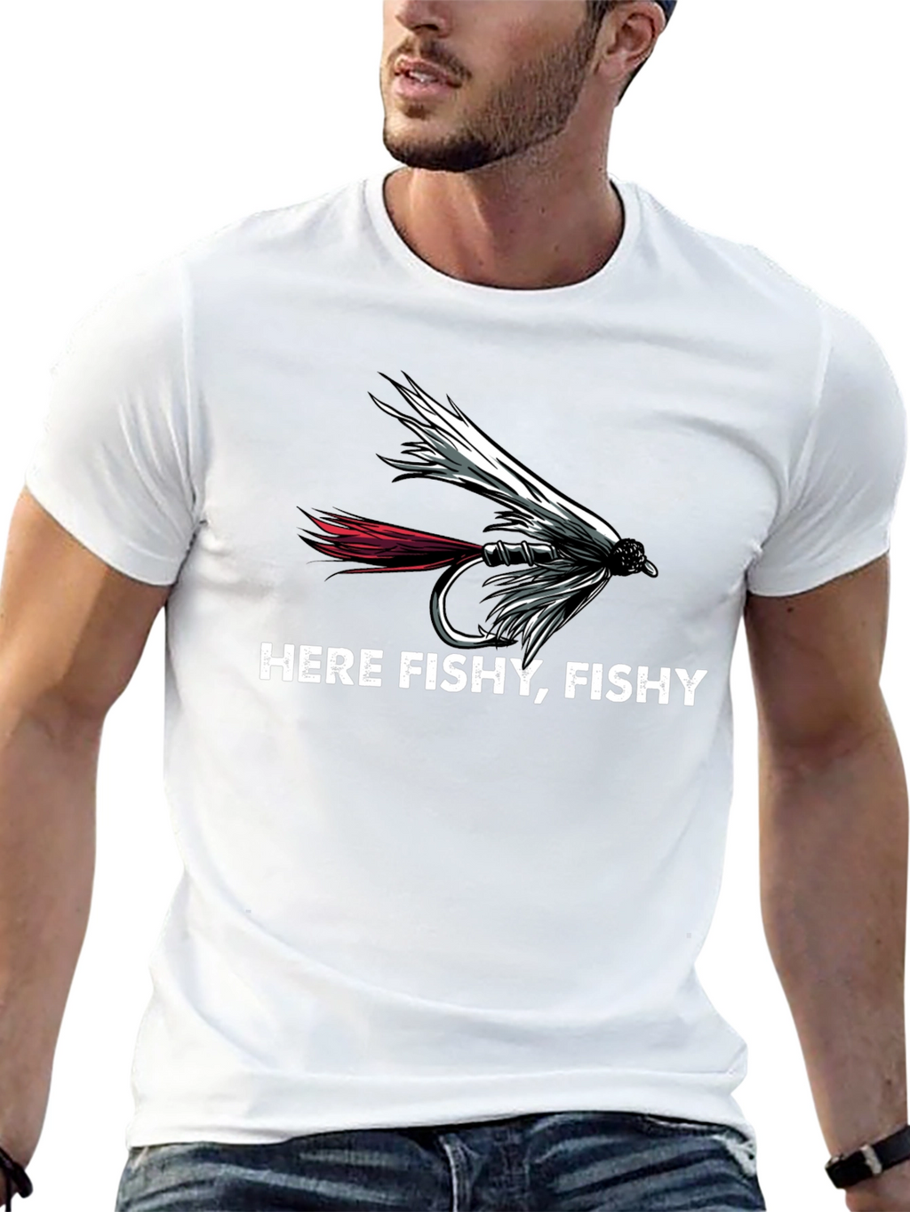 Here Fishy Fishy Fishing T-Shirt