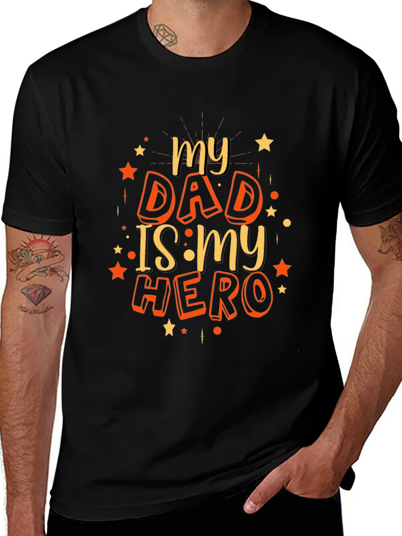 My Dad Is My Hero T-Shirt - Fathers Day Gift