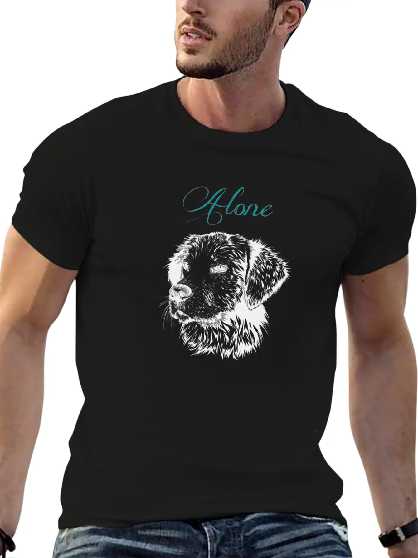 Me Alone Breathable Soft Cotton T-Shirt – Timeless Casual Look