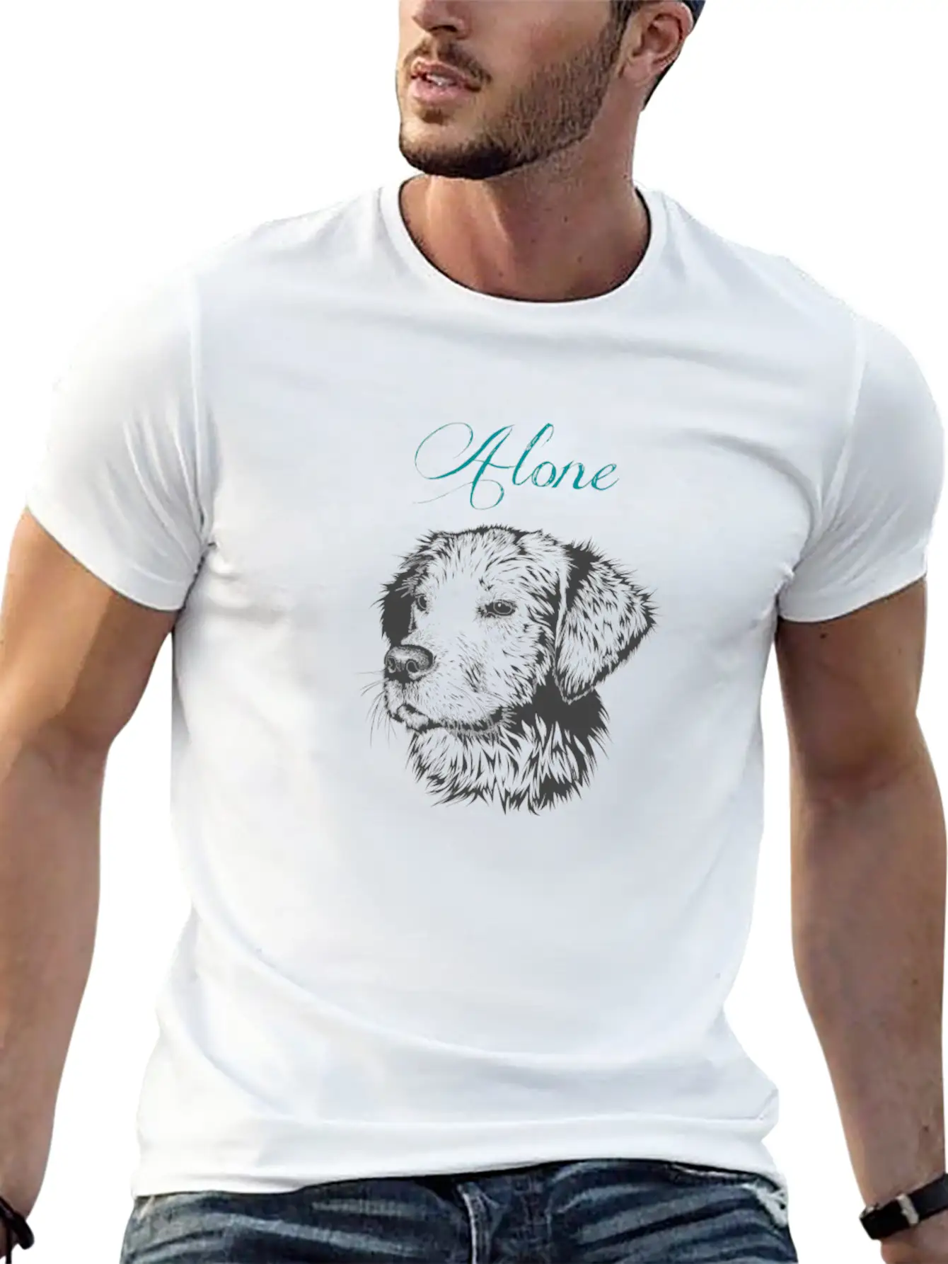 Me Alone Breathable Soft Cotton T-Shirt – Timeless Casual Look
