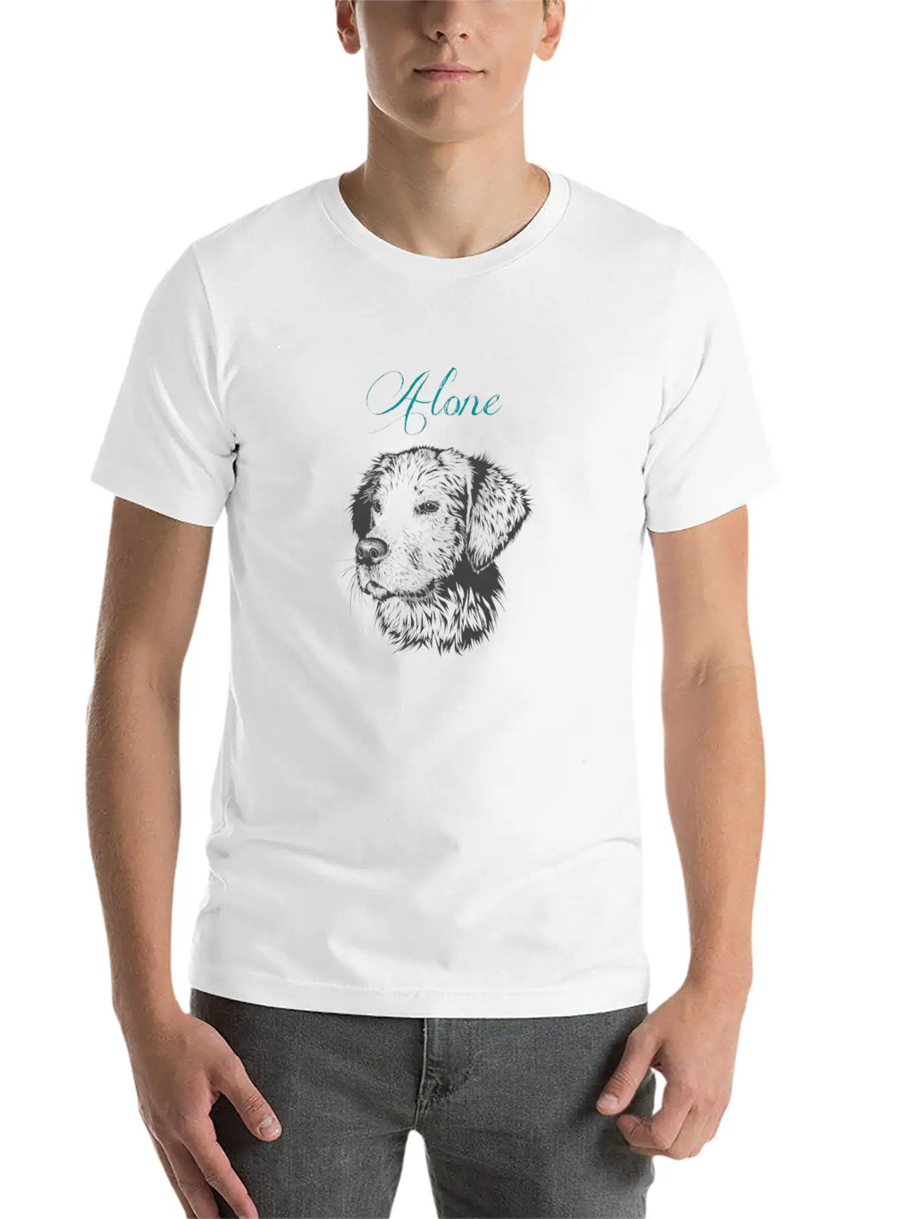 Me Alone Breathable Soft Cotton T-Shirt – Timeless Casual Look