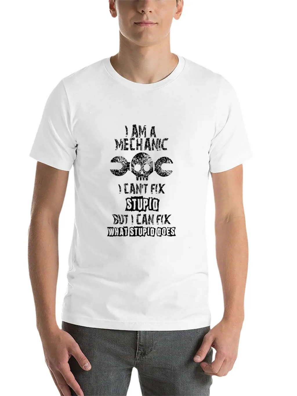 Mechanic Technician Repair Vintage Gift Casual Graphic T-Shirt – Simple And Comfortable Daily Wear