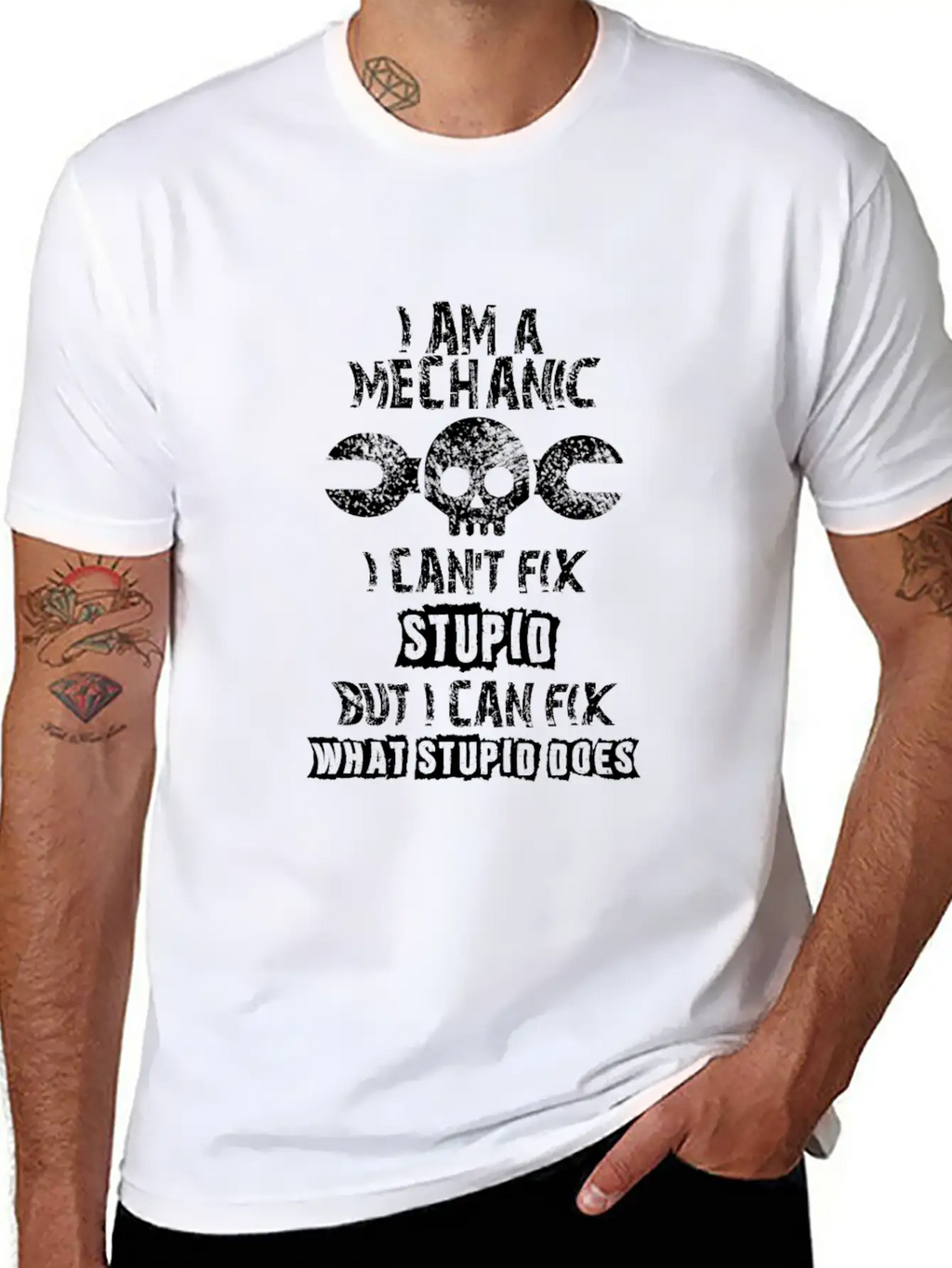Mechanic Technician Repair Vintage Gift Casual Graphic T-Shirt – Simple And Comfortable Daily Wear