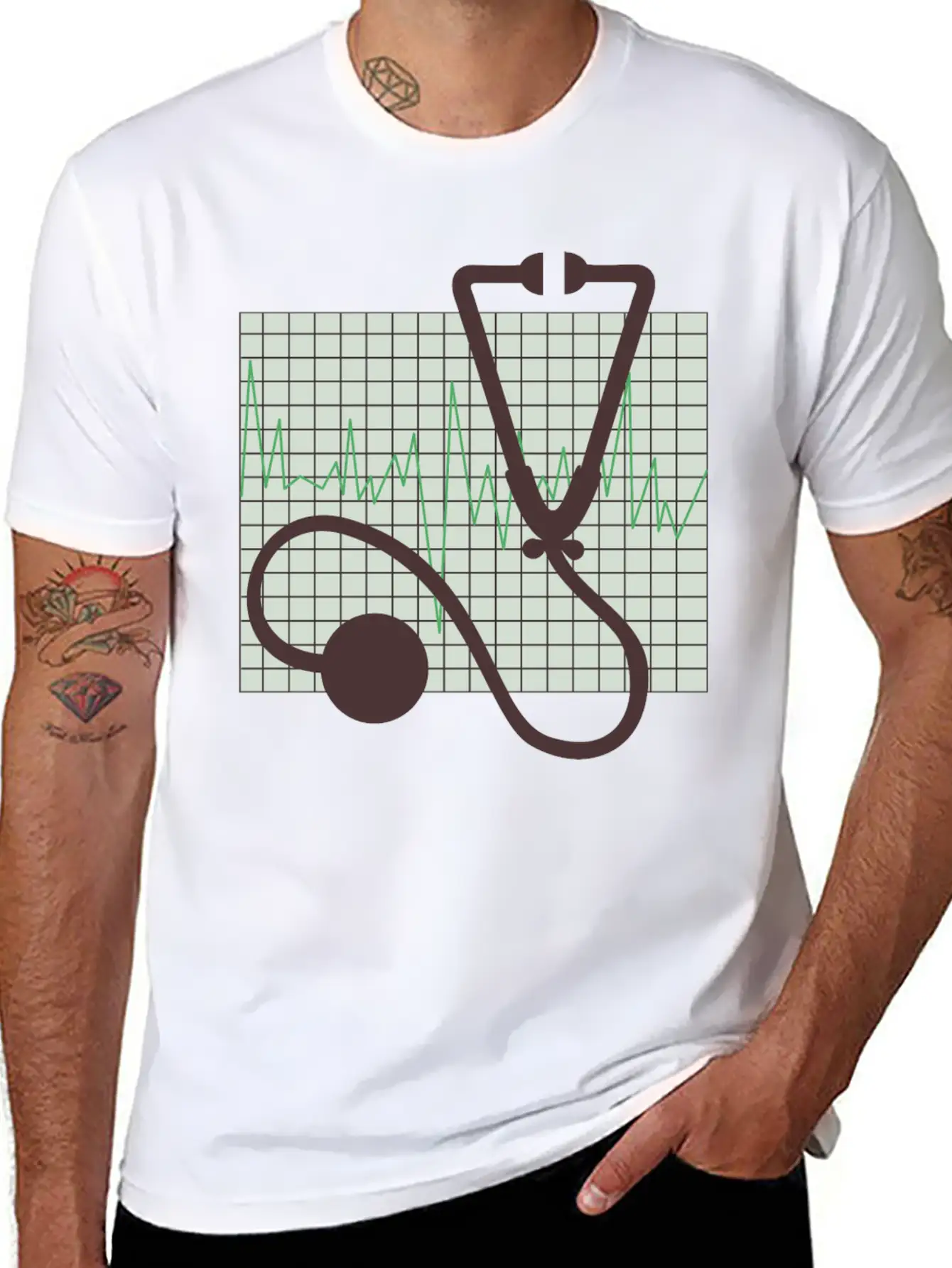 Medical Chart Colour Essential Cotton Tee For Daily Outfits – Unisex Style