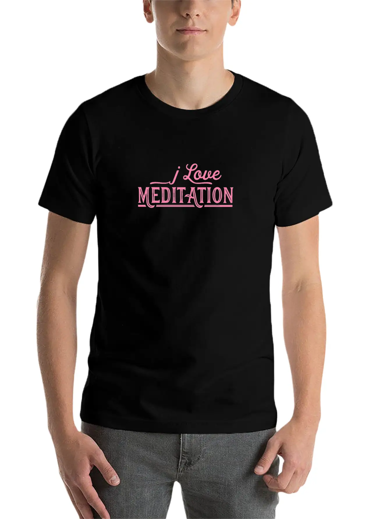 Meditate Meditate Meditate Meditate Unisex Casual T-Shirt – Clean Design For Daily Comfort
