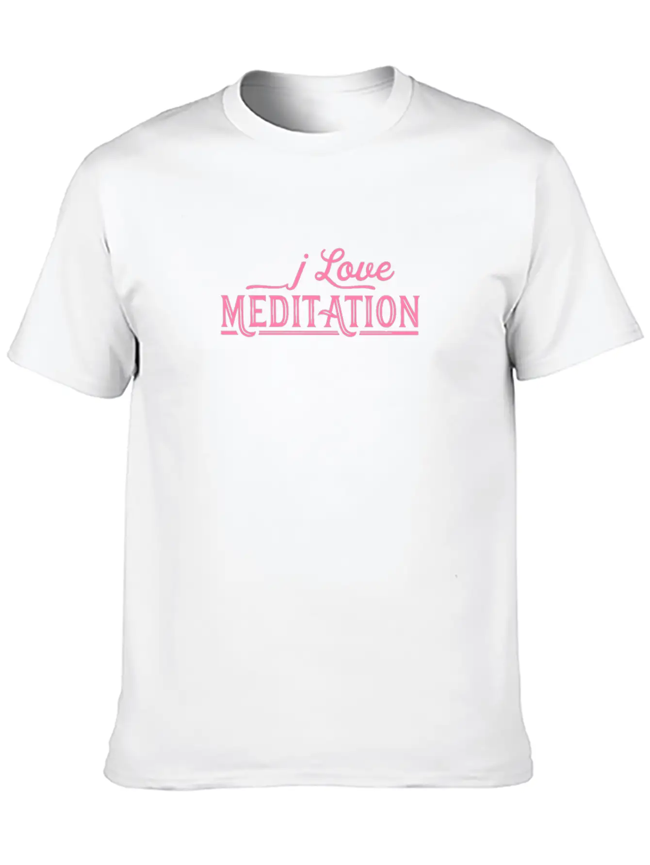 Meditate Meditate Meditate Meditate Unisex Casual T-Shirt – Clean Design For Daily Comfort