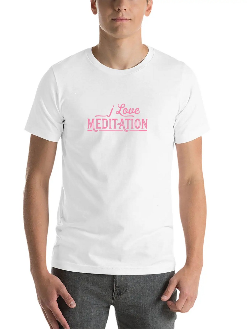Meditate Meditate Meditate Meditate Unisex Casual T-Shirt – Clean Design For Daily Comfort