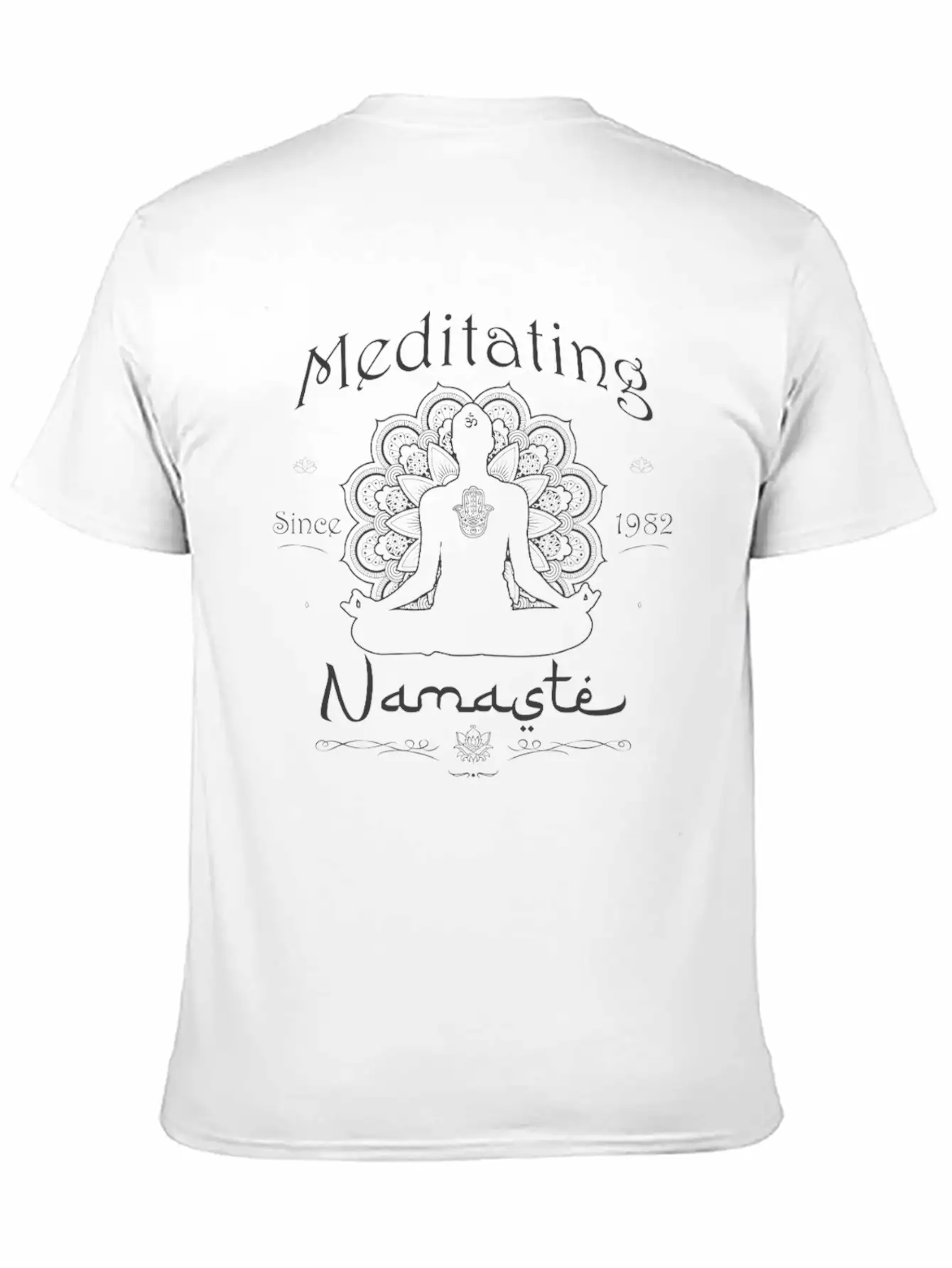 Meditating Since 1982 - 43 Years Of Mindful Living Unisex Short Sleeve Soft Cotton T-Shirt – Casual Everyday Wear