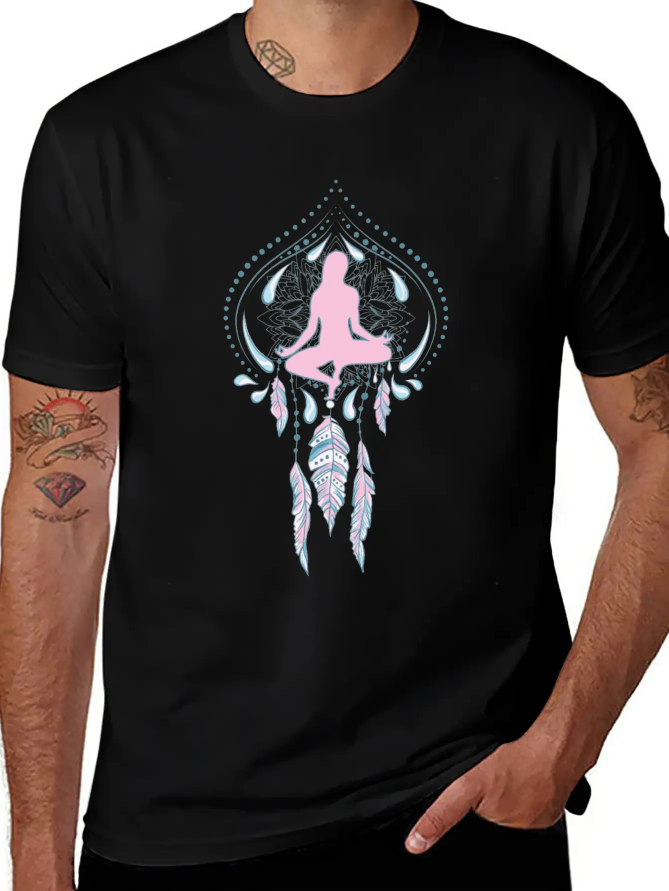 Meditation 07 Unisex Short Sleeve Soft Cotton T-Shirt – Casual Everyday Wear