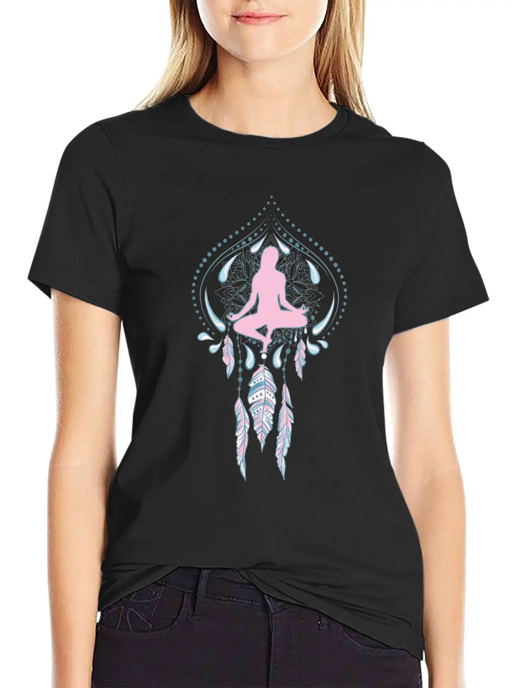 Meditation 07 Unisex Short Sleeve Soft Cotton T-Shirt – Casual Everyday Wear