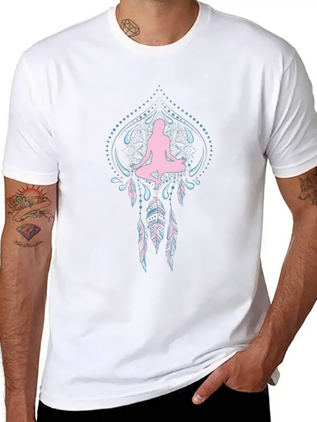 Meditation 07 Unisex Short Sleeve Soft Cotton T-Shirt – Casual Everyday Wear