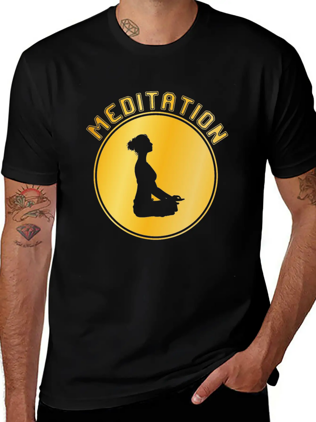 Meditation Breathable Soft Cotton T-Shirt – Timeless Casual Look