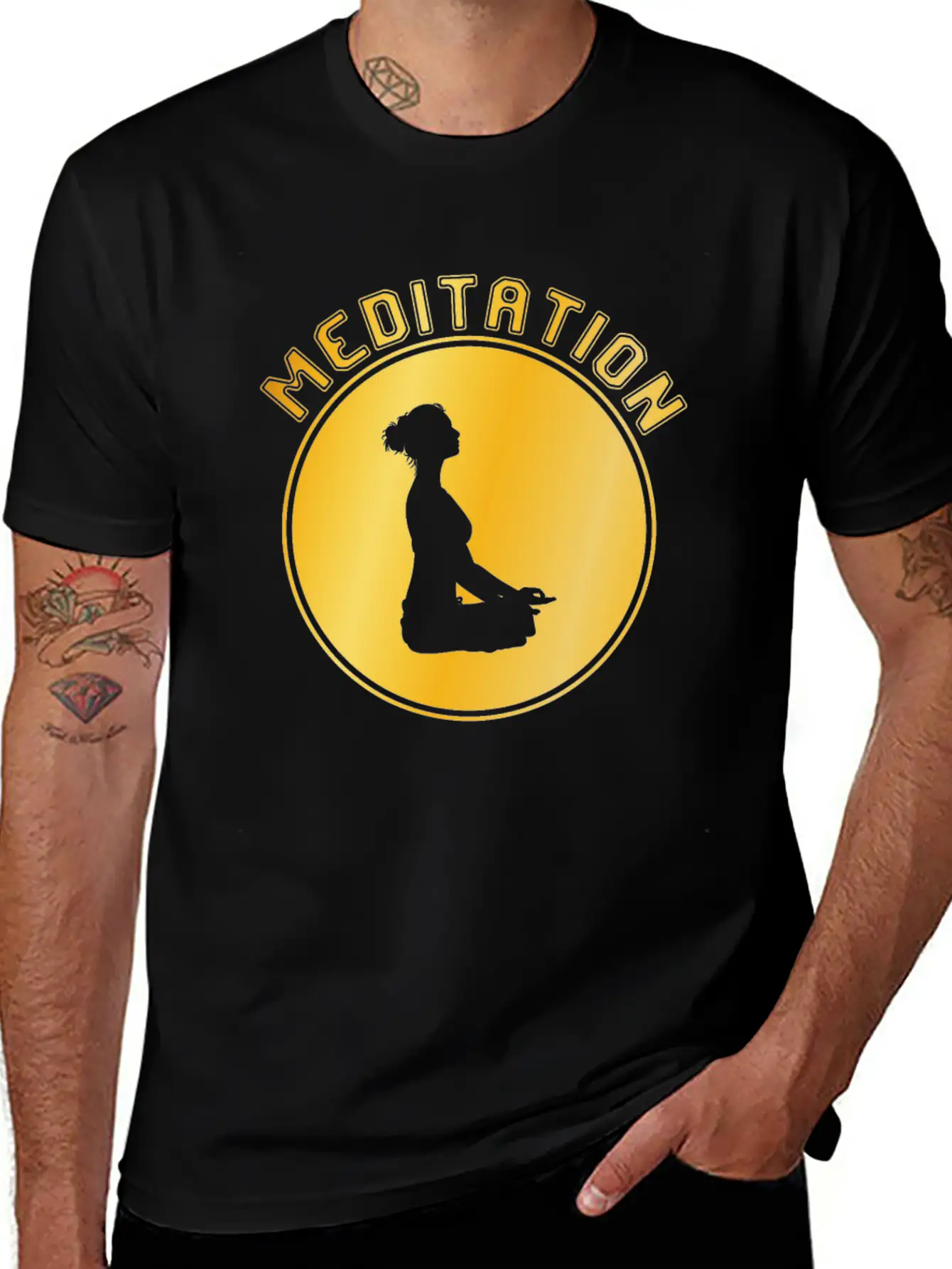 Meditation Breathable Soft Cotton T-Shirt – Timeless Casual Look