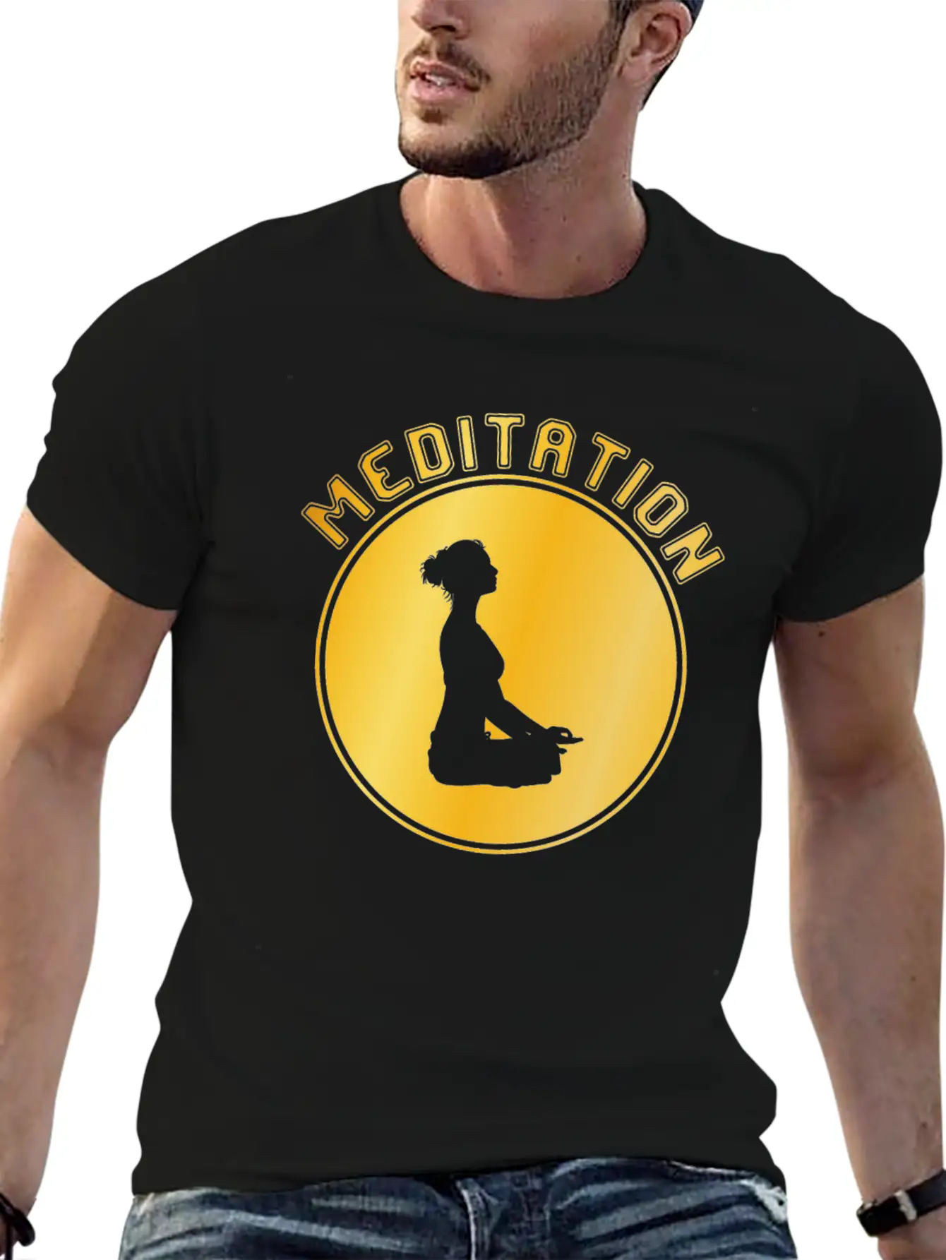 Meditation Breathable Soft Cotton T-Shirt – Timeless Casual Look