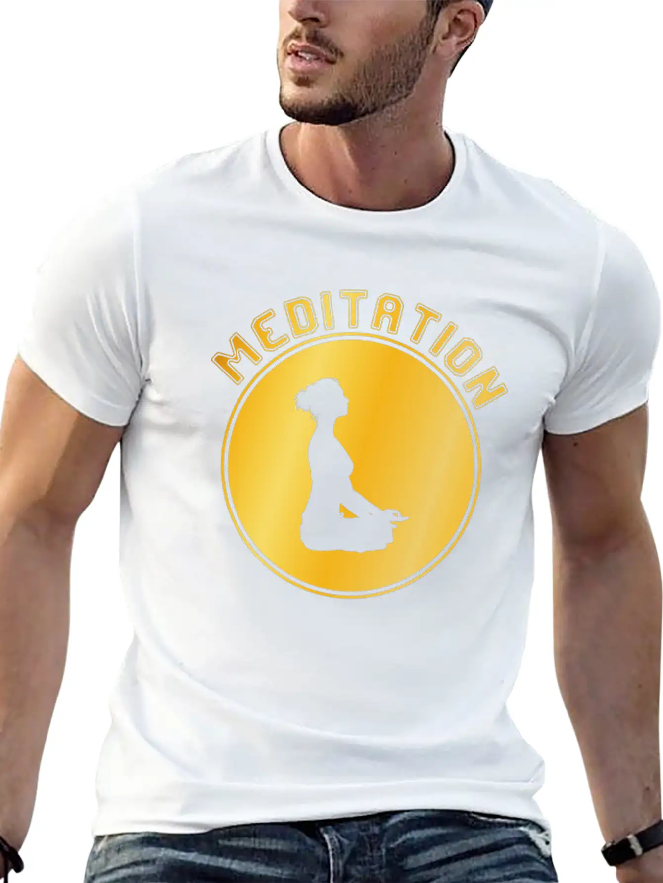 Meditation Breathable Soft Cotton T-Shirt – Timeless Casual Look