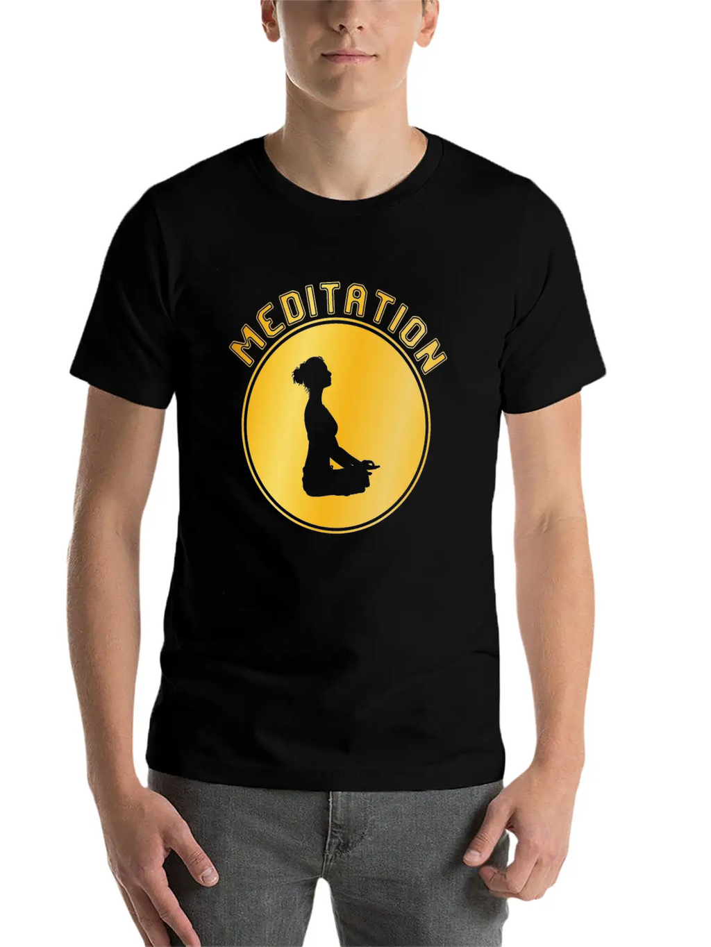 Meditation Breathable Soft Cotton T-Shirt – Timeless Casual Look