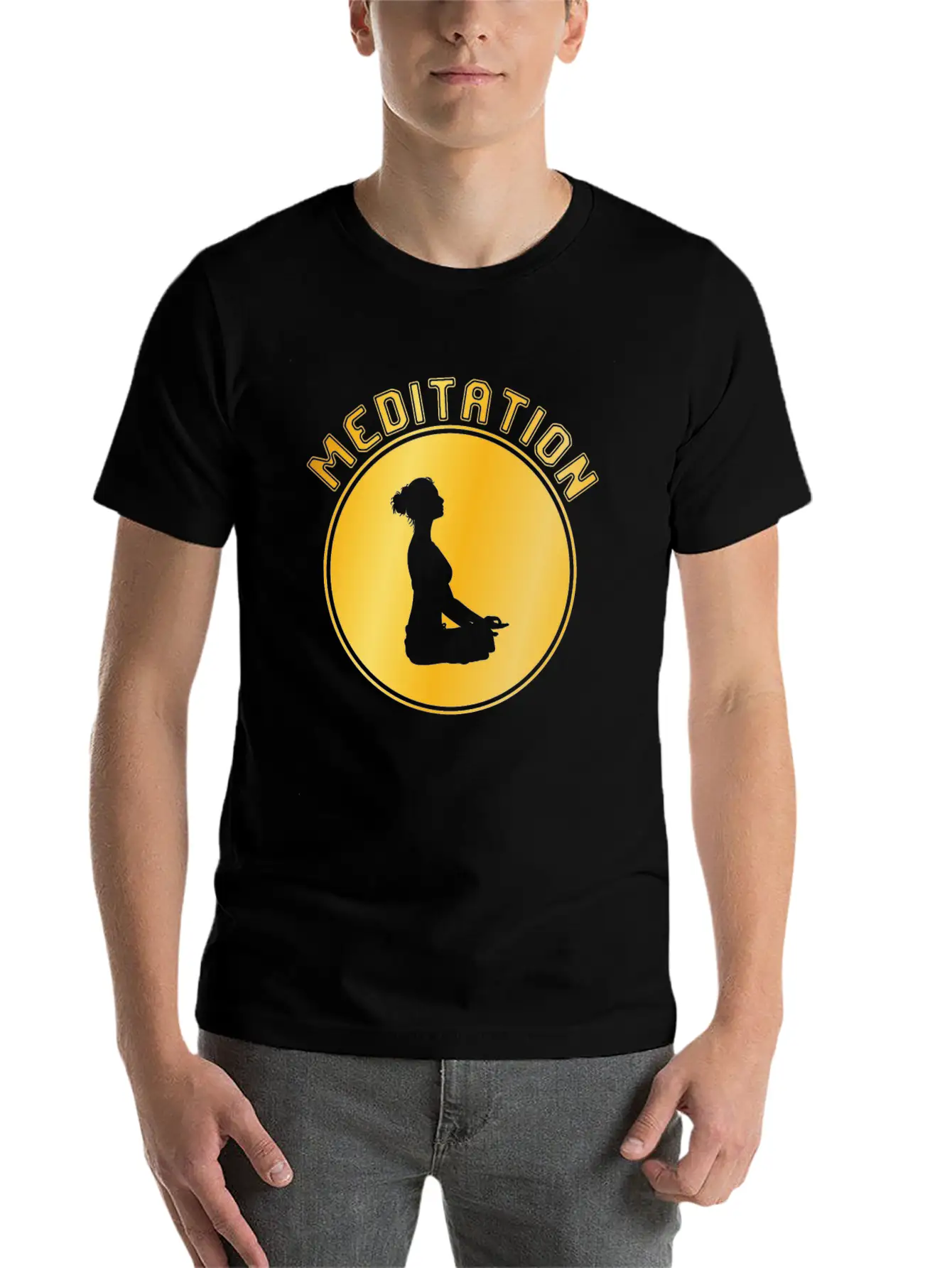 Meditation Breathable Soft Cotton T-Shirt – Timeless Casual Look